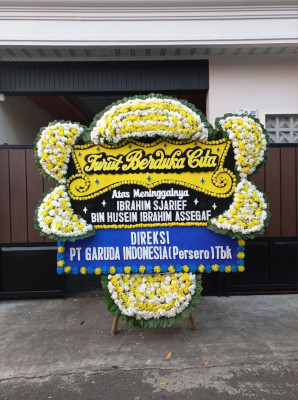 Papan Bunga Duka di Naga Huta Timur