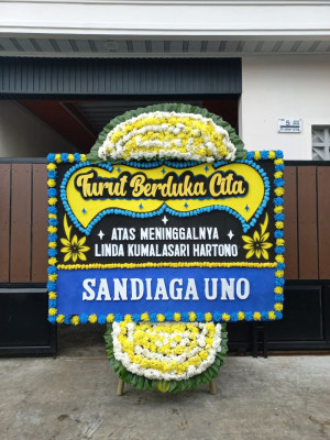 Papan Bunga Duka di Naga Huta Timur